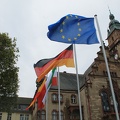 Europafahne vor dem Rathaus