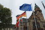 Europafahne vor dem Rathaus